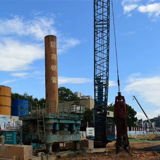 中鐵二局一公司杭州地鐵6-3標鳳凰公園站項目深基礎樁基